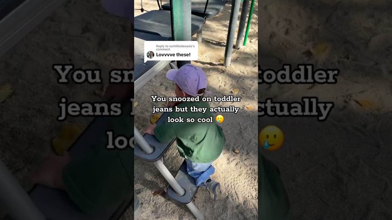 Toddler jeans is cool！！