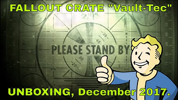 FALLOUT CRATE #1 "Vault-Tec" UNBOXING. December 2017.