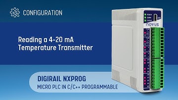 DigiRail NXProg - Reading a 4-20 mA Temperature Transmitter | English