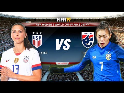 FIFA 19 | อเมริกา VS ไทย | ฟุตบอลหญิงชิงแชมป์โลก 2019 !! มันส์พร้อมจริง