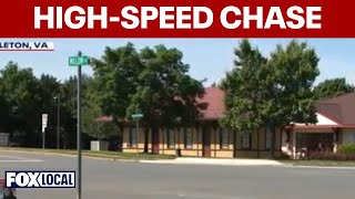 Manassas teen wanted after high-speed stolen car chase ends in Bealeton crash