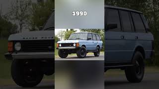 Range Rover Car Evolution (1970~2022) #Shorts