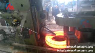 Low production costs ring rolling machine
