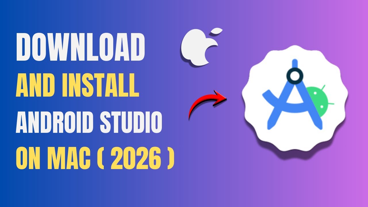 How to Download and Install Android Studio on MacOS - Full Guide - YouTube