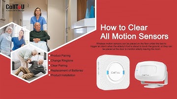 CallToU CC01CX-HW12 How to Clear Pairing Elevate Home Safety with Motion Sensors
