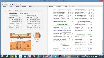 ASDIP Foundation - Modeling a Combined Footing