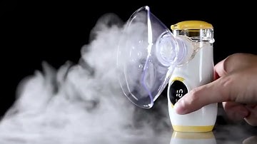 Portable Mesh Nebulizer for Adults & Kids with Self cleaning Function and LED Digital Display