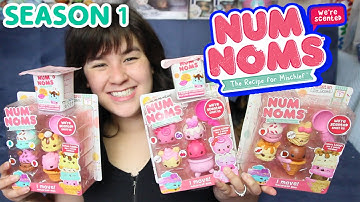 Num Noms Review (Season 1) :: Banana Split, Neapolitan and Triple Berry! Plus blind boxes!