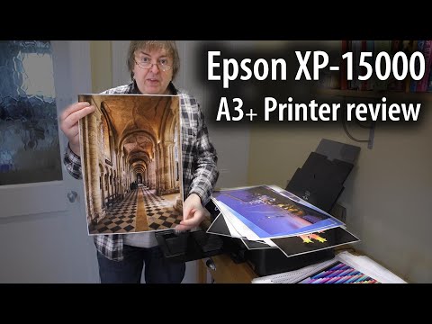 Epson XP-15000 printer review. Colour photo prints to A3+ (13" x 19") size