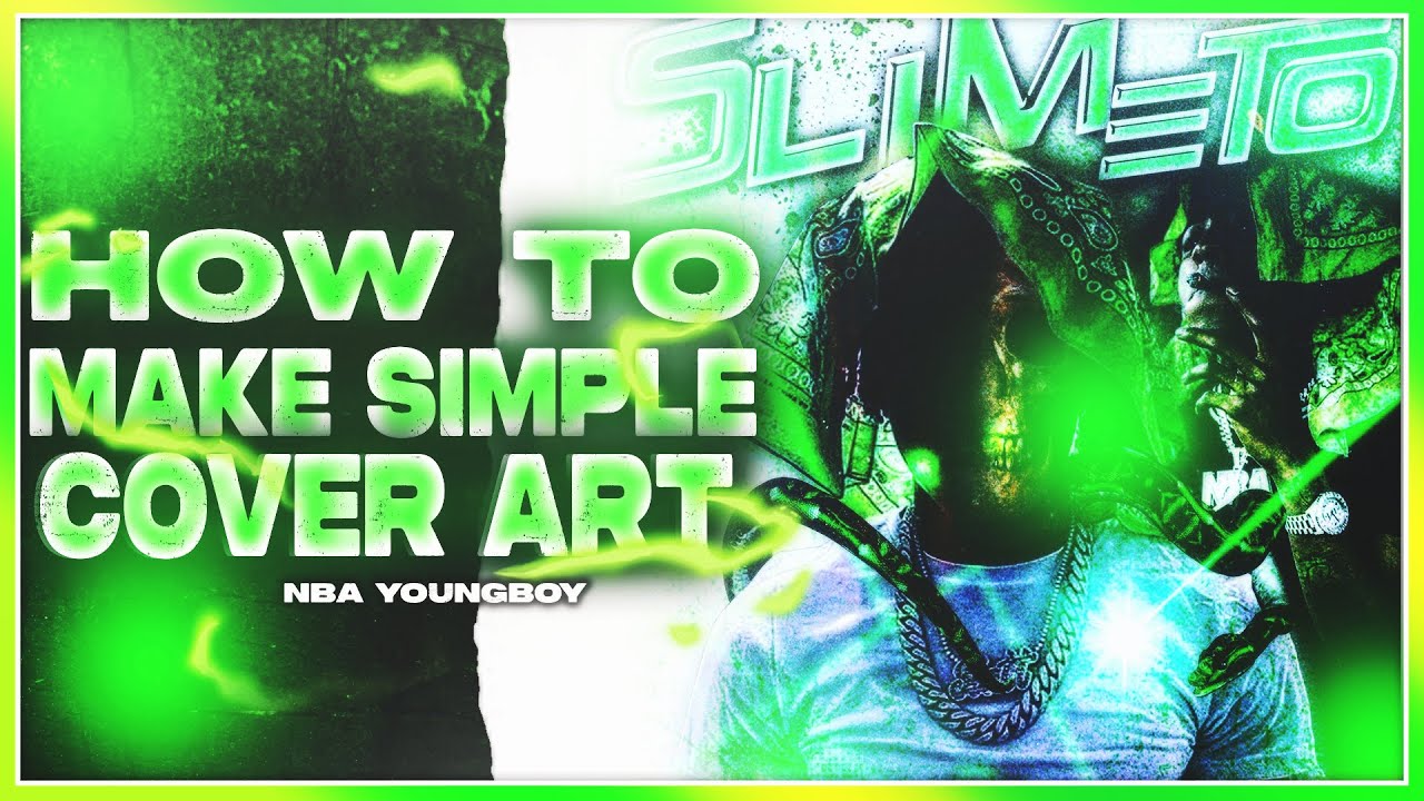 How To Make Simple NBA Youngboy Cover Art ! (Photoshop 2022) - YouTube
