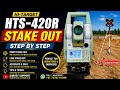 Point Stake Out in Hi-Target HTS-420R | Step-by-Step Survey Training
