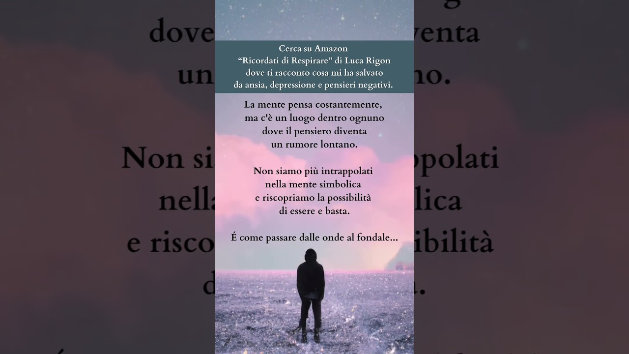 Dalle onde al fondale della mente