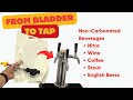 From Bladder to Draft/Tap System for Nitro, Wine, Coffee, Cold Brew, Stout, English Beers, ESB