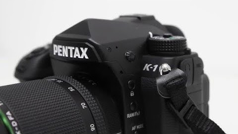 The New Full Frame Pentax K-1 DSLR