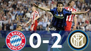 FC Bayern Munich(GER) vs Inter Milan(ITA) (0-2) 2010 UCL final highlights