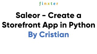 Saleor - Create Your First Storefront App in Python screenshot 3