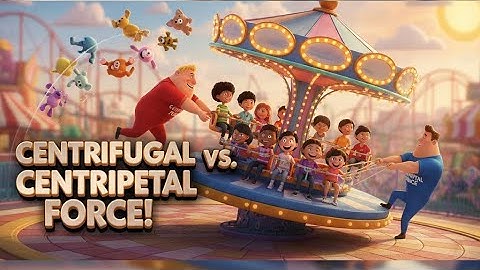 What is Centrifugal Force? 🎢 Centrifugal vs. Centripetal Force | Physics Explained for Kids
