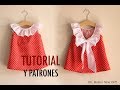 Aprender a coser: Vestido para niñas (patrones gratis tallas 1 a 7 años)