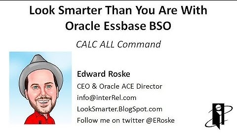 Essbase CALC ALL Command