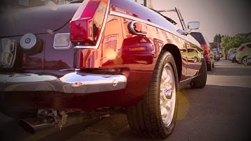 MGB V8 Roadster trip to the new forest 2013