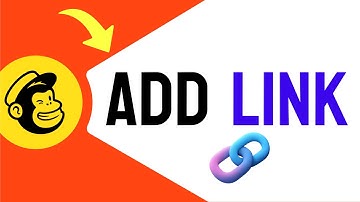 How to ADD a Link in Mailchimp Emails (Step by Step) 2025