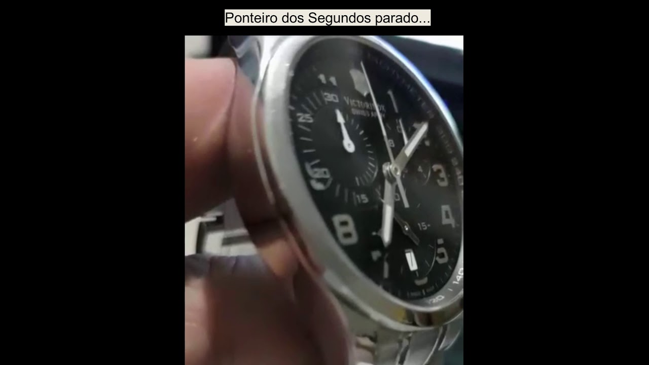 Ponteiro dos segundos parado invicta Clearance