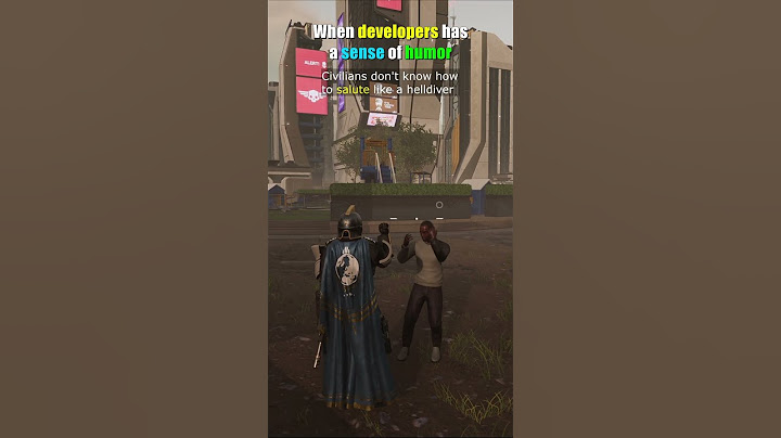 Yes... Civilian Salute the Heldivers - Helldivers 2