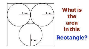 A Challenging Math!  Do you find out the area in this Rectangle?