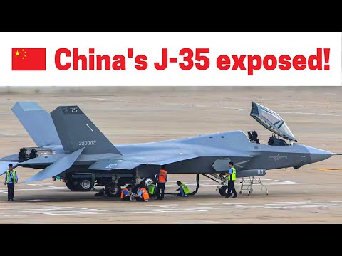 China's J-35 fighter exposed in new photo! The best medium-size stealth fighter in the world?