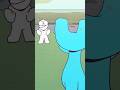 Try not to get caught challenge (rainbow friends chapter 2 animation) #shorts