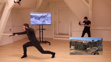 Hybrid optical/inertial mocap test SIGGRAPH 2018