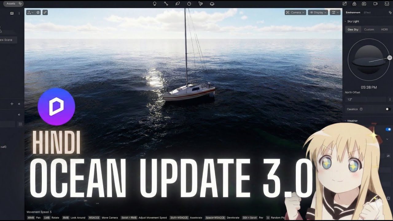 D5 Render Ocean Update 3.0 Explained in Hindi | Realistic Water, Settings & Tips