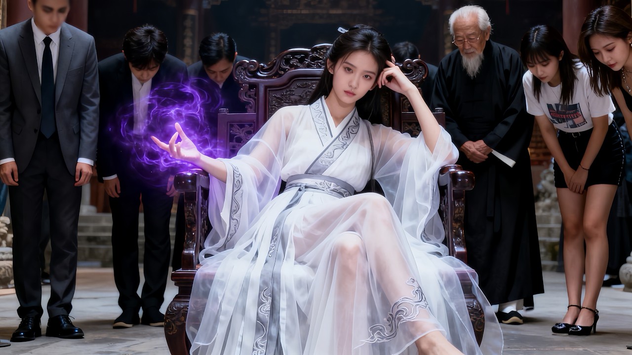 沉睡千年的玄門老祖蘇醒現世，卻被無知小輩當成想要瓜分財產的狐狸精！她懶得解釋，擡手間天地變色、靈氣翻湧，滿堂後人直接嚇得哆嗦跪拜~ #全集短劇  #逆袭 #爽剧 #豪门 #shortdramas