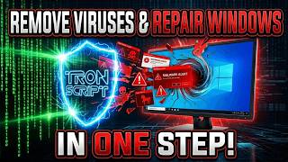Remove Viruses &amp; Repair Windows in ONE STEP | Tron Script