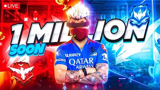 🔴ROAD TO 1 MILLION SUBS 🤩 AND PUSH 🚀+ TO TOP 1 😎  #freefirelive #freefireindia #rai⭐#classyff