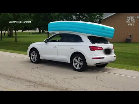 Mother Arrested After Children Found Riding In A Pool On The Roof Of SUV - Thumbnail Image