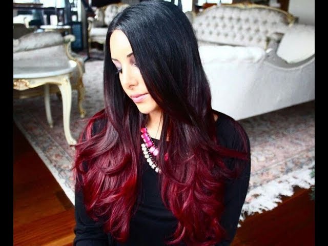 DIY Red Ombre Hair Tutorial