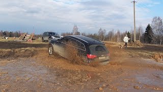 ЧТО ОНИ ВЫТВОРЯЮТ? Спортивный Toyota Land Cruiser 200, AUDI Q7, Subaru, Sportage, Santa Fe БЕДОРОЖЬЕ