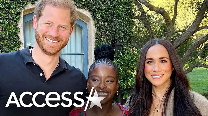 Meghan Markle & Prince Harry Meet Poet Amanda Gorman