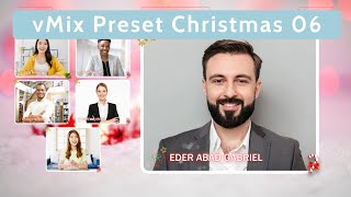 vMix - Preset Christmas (06 Screen)