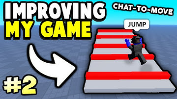 Making A CHAT-TO-MOVE Roblox Game! | Roblox Devlog #2