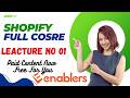 Shopify leacture 1