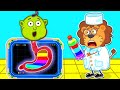 No No Stomach Is Full of Rainbow Water 🍒 Kids Healthy Habits | Lion Family | Cartoon for Kids