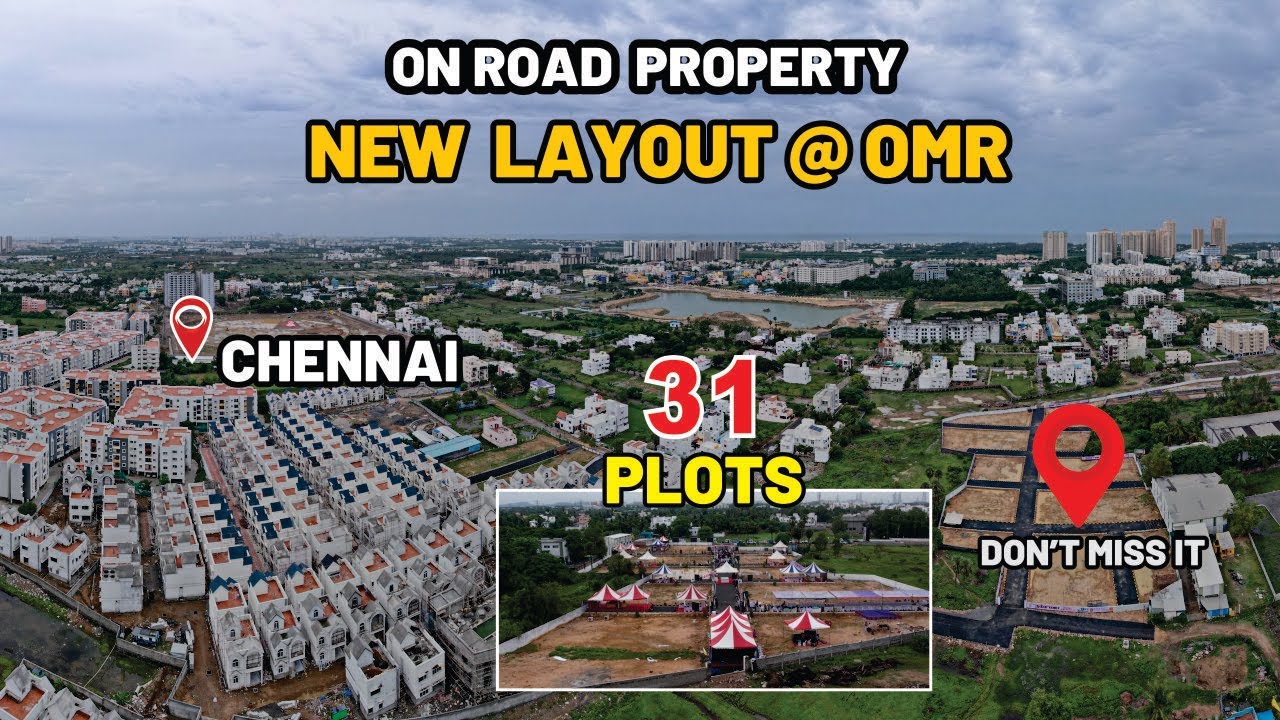 Plots in OMR New Layout Launch at OMR Plots for Sale in Navalur