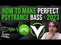 How to make perfect psytrance bass with vital 2023  extra tips