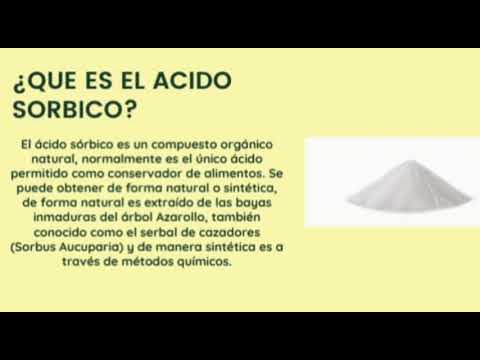 Video: Chi usa l'acido sorbico?