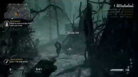 Call of Duty Ghost PS4 Knife only quad FEED