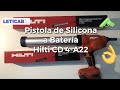 🔫Pistola de Silicona a Batería #HILTI CD 4-A22
