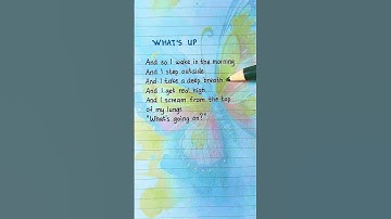 Thumbnail of What’s up - 4 Non Blondes #lyrics #songlyrics #whatsup