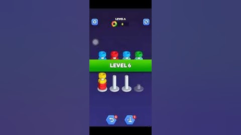 Nut Sort Level 6 🧩🔥 #puzzler #easypuzzles #hardpuzzle #puzzlesolving #shorts #gaming #puzzle